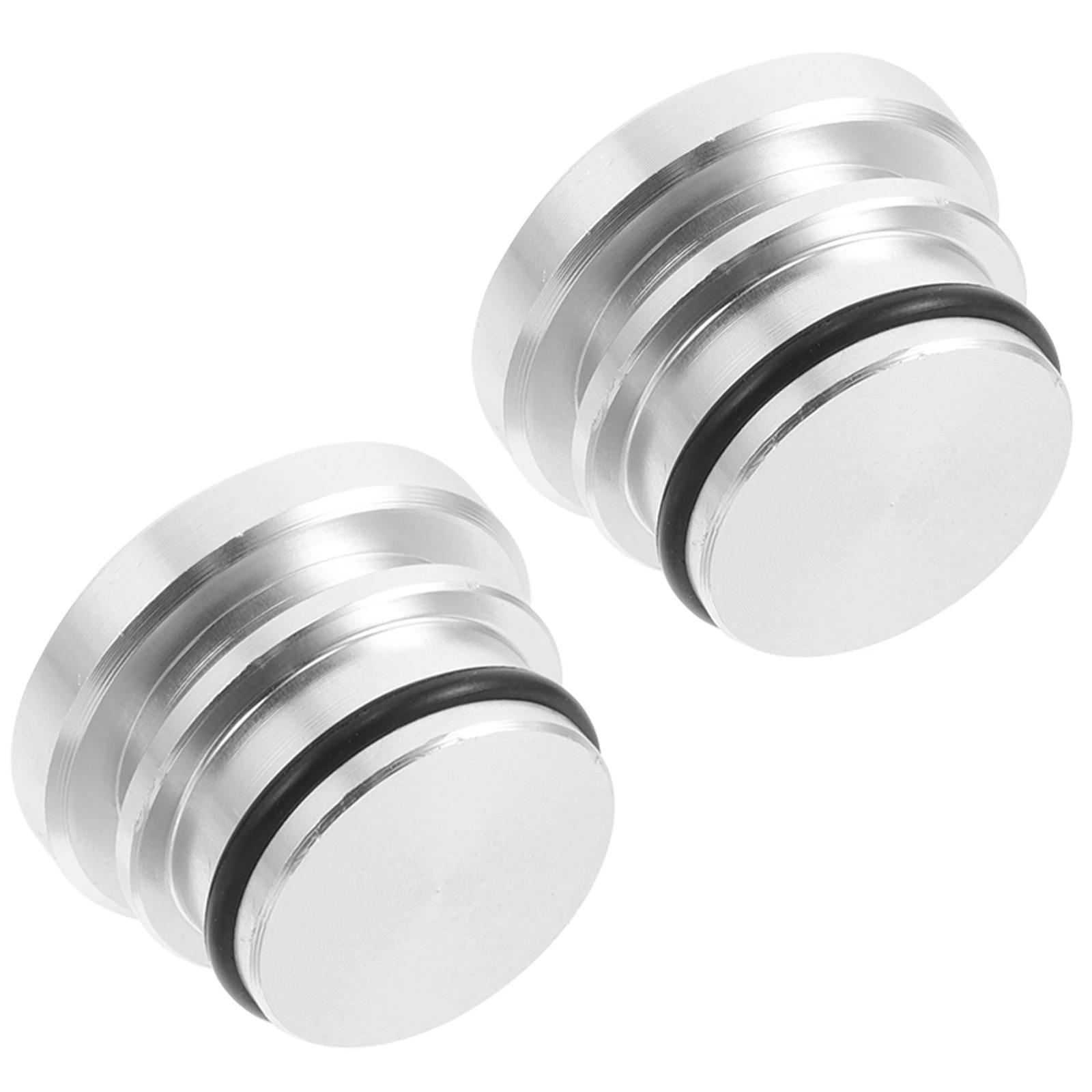 

2pcs Car Cigarette Lighter Socket Cover Dustproof Waterproof Plug Cap Alloy Dash Power Outlet Guard For Most Vehicles Auto