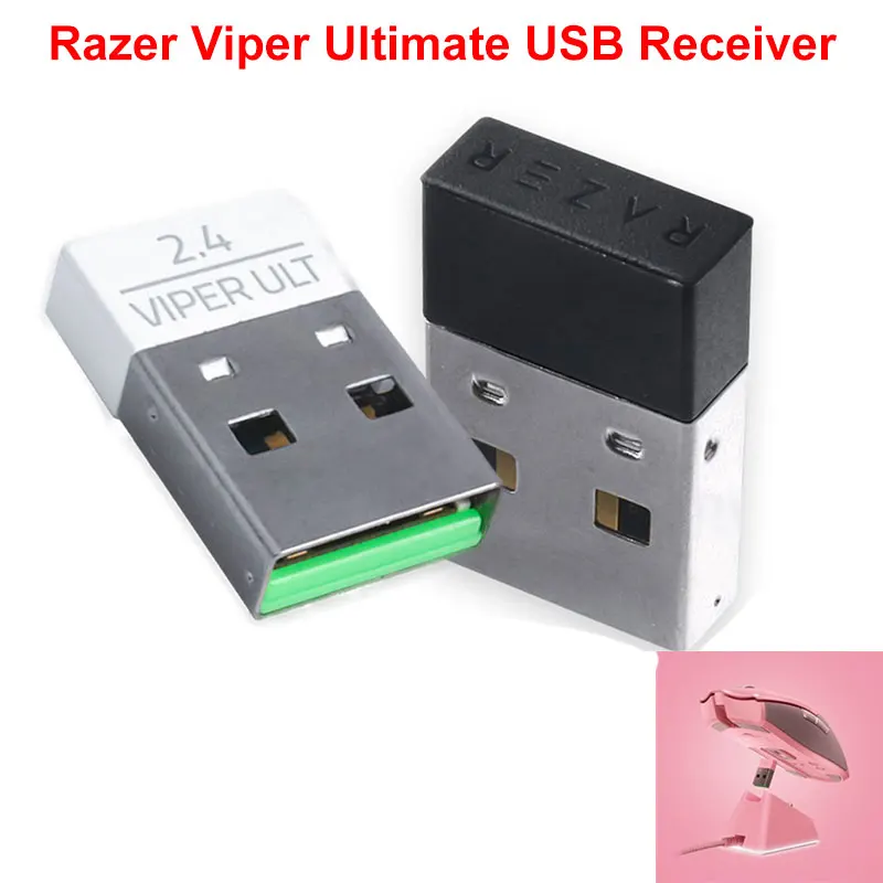 Razer Viper Ultimate Dual Mode Gaming Wireless Mouse USB2.4G Receiver Black Pink Crystal Mercury Replacement Accessories