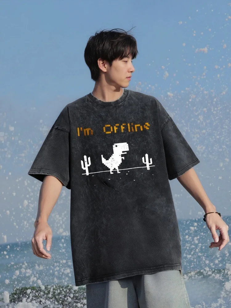 

Милая хлопковая футболка унисекс с принтом динозавра, эксклюзивная графическая футболка унисекс, крутая уличная мужская футболка, футболка большого размера для мужских топов