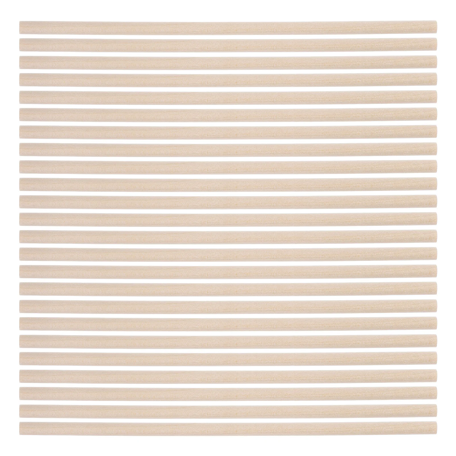 

50Pcs Natural Wooden Dowel Rod Unfinished Wood Craft Sticks DIY Project Macrame Wooden Rods for Creative Hand Eye Coordination