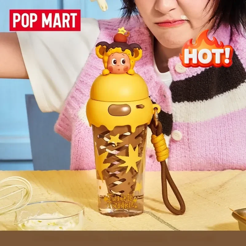 

Popmart Twinkle Twinkle Savor The Moment Series Сопровождающая чашка Модные игрушки Кукла Аниме На открытом воздухе Коллекция чашек Мерцающие подарки