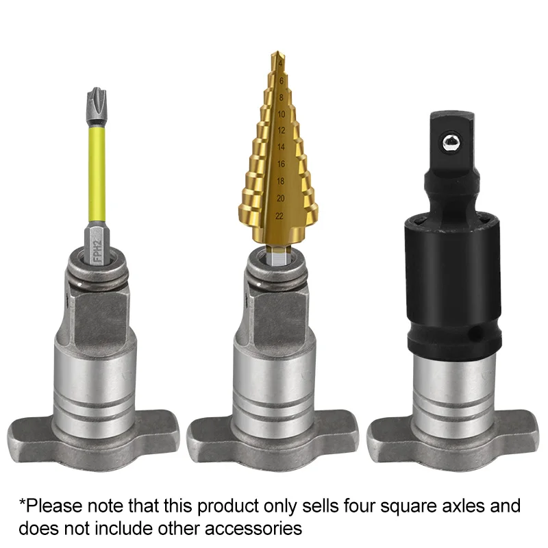 Electric Wrench Adapter Electric Brushless Impact Wrench Shaft Single/Dual Use Cordless Wrench Part Power Tool Accessory