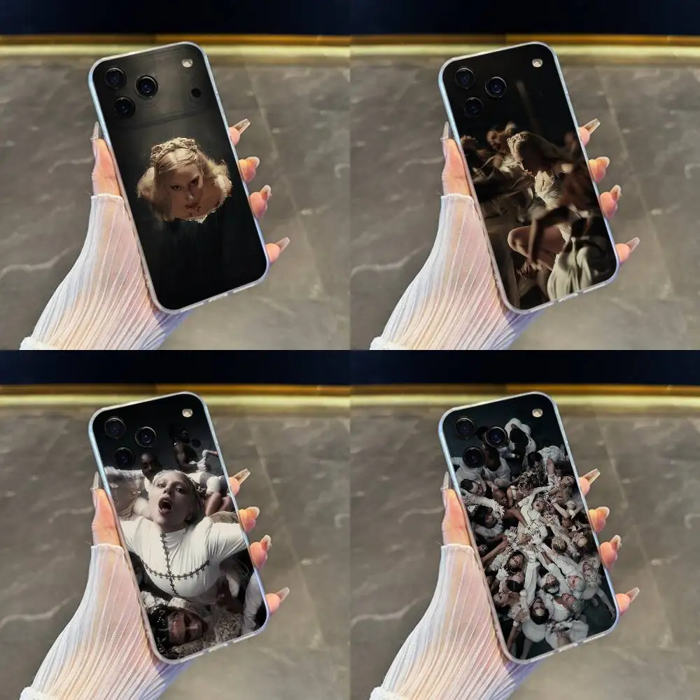 

L-Lady G-Gaga Abracadabra Phone Case For iPhone 17,16,15,14,13,12,11 Pro,Max,Plus,X,XS,XR,SE4,E Mini Transparent Soft Cover
