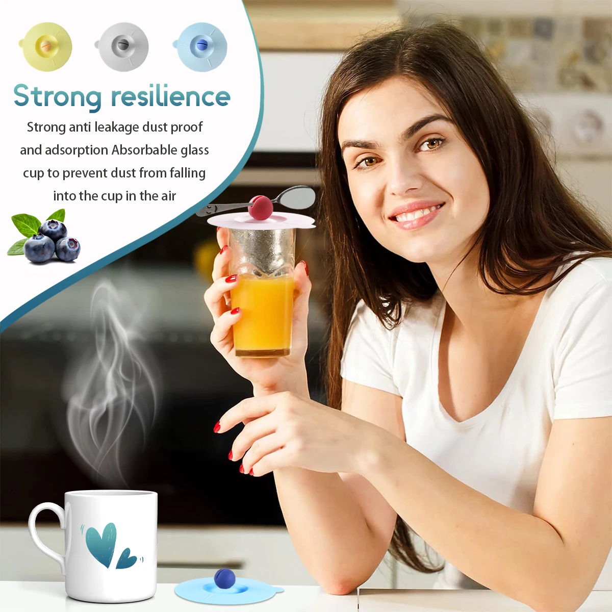 A Round Silicone Cu…