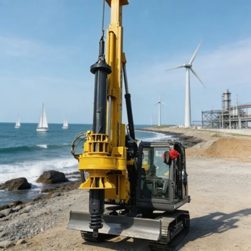 1500mm Diameter 44m Depth Rotary Drilling Rig Diesel Drill Rig Foundation Machine ZR140 for Bridge Project Work