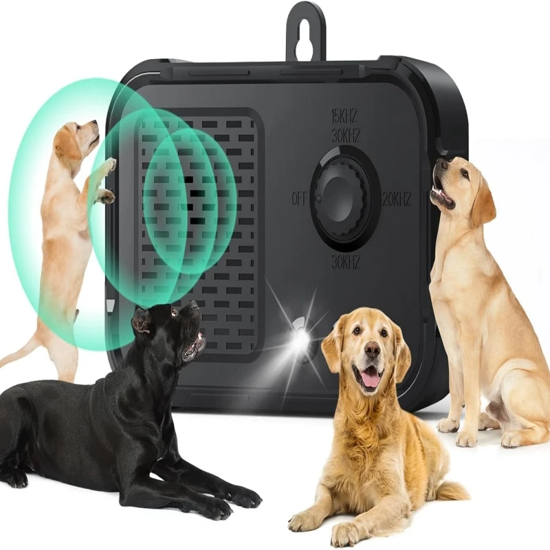 New Anti Barking Device 3 Modes Adjustable Dog Barking Control Devices Usb Rechargeable Ultrasonic Dog Barking Deterrent