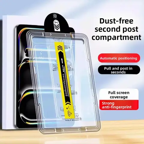 Tempered Glass for iPad Air 13 11 5 4 3 M3 M2 Pro13 M4 A16 11th 2025 12.9 Screen Protector 10 9 10th 9th Mini 7 6 Instant Film