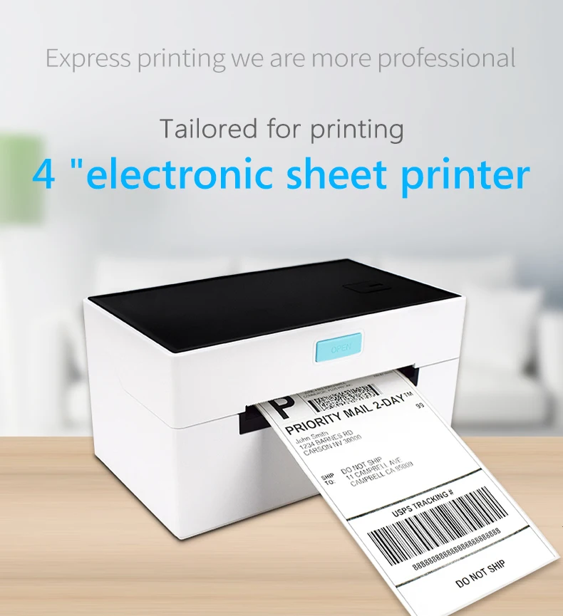 Hot New A6 Mini Thermal Label Printer 4-Inch Fast & Clear Printing Speed USB  bluetooth Interfaces Carbon Ink Free - Image 4