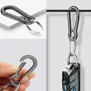 Araba için çinko alaşımlı anahtarlık, Anti Kayıp, Anahtarlıklı Anahtarlık, basit, kabak tokası, çengel, Otomatik kemer, kemer, kartlık Klips En çok satılan 12, anahtarlık, yüzük-no. 1