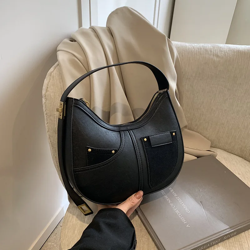 

Fashionable Retro Underarm Bag Women Shoulder Bags Designer Bag Versatile Purse and Handbags Mother Kids Bag for Girl Сумка Sac