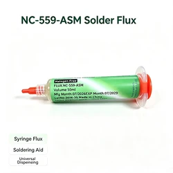 NC-559-ASM BGA PCB No-Clean Solder Paste Welding Advanced Oil Flux Grease 10cc Soldering Repair Paste