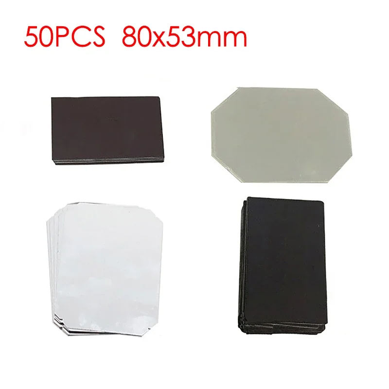 80*53mm 50 Uds DIY imanes rectangulares para nevera suministros para decoración de refrigerador del hogar piezas de botón de nevera con imán fuerte