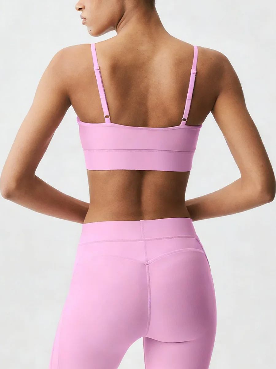 Women Yoga Suit High Waist Hip Lifting Abdominal Compression Slimming Legging Beautiful Back Bra Gym Fitness Pilates Sportswear - view 3