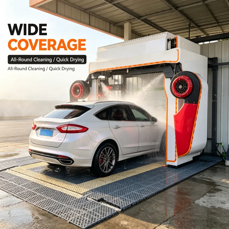 Advanced Smart 360 Touchless Car Washer featuring Smart 360 Degree Rotating Arm for Modern Smart Auto Wash Service Stations