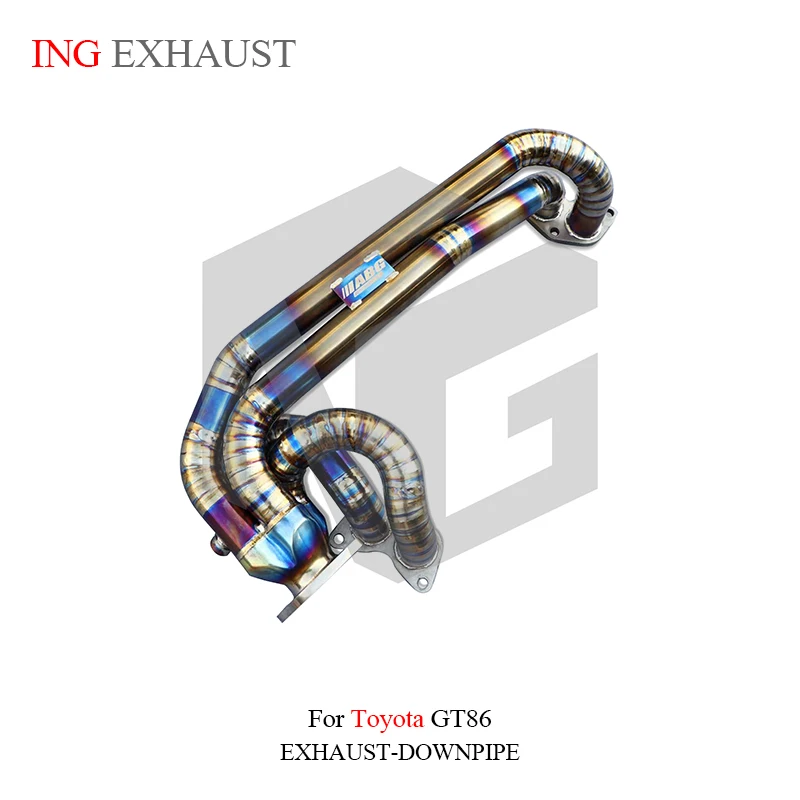 

ING Performance Manifold Titanium Alloy Header Downpipe for Toyota GT86 Brz 2.0 Direct Engine Flow Accessories Exhaust System