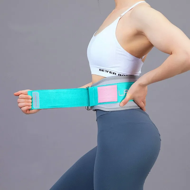 Women Fitness Weightlifting Belt Bodybuilding Squat Heavy Equipment Training Support Belt Deadlift Gym Nylon Waist Support