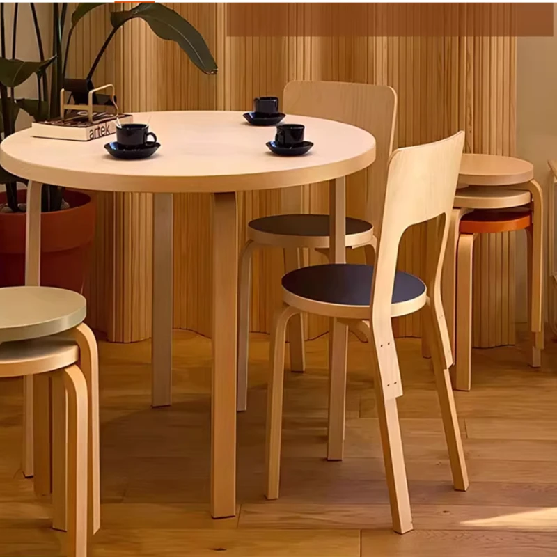 

Nordic Style Wooden Dining Chair, Vintage Home Backrests, Modern Minimalist Internet Famous Chair, Office Designer Consultation
