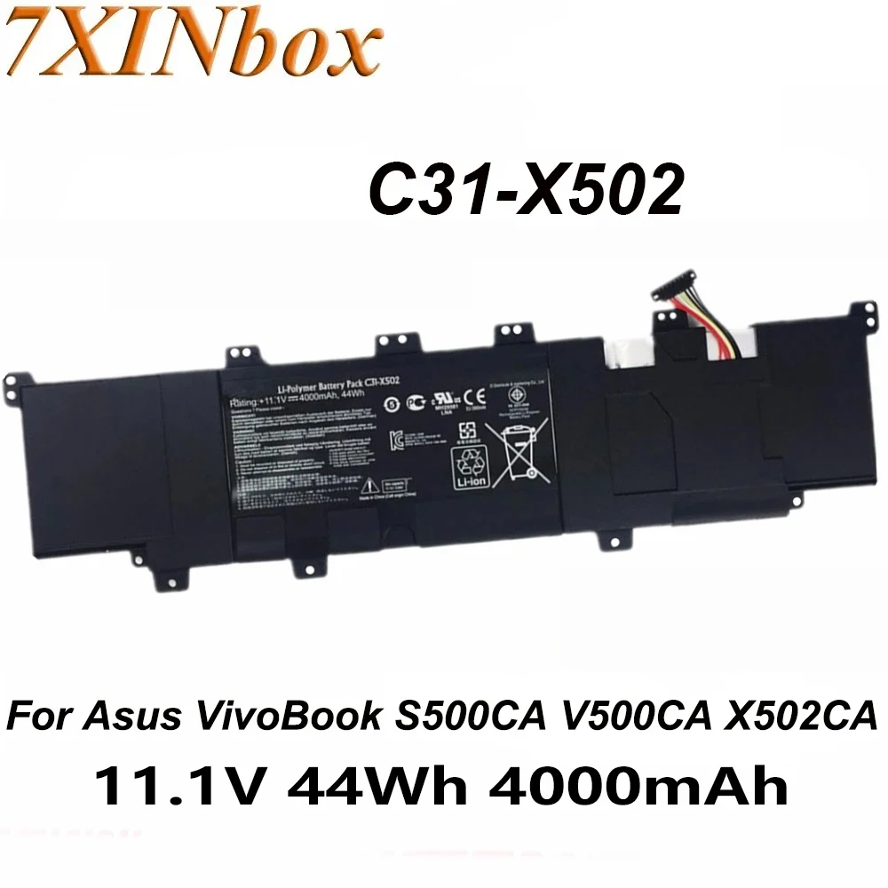 

7XINbox C31-X502 11,1 V 44Wh Аккумулятор для ноутбука Asus VivoBook S500CA S500CA-CJ008H V500CA V500CA-CJ111H X502CA PU500CA Series