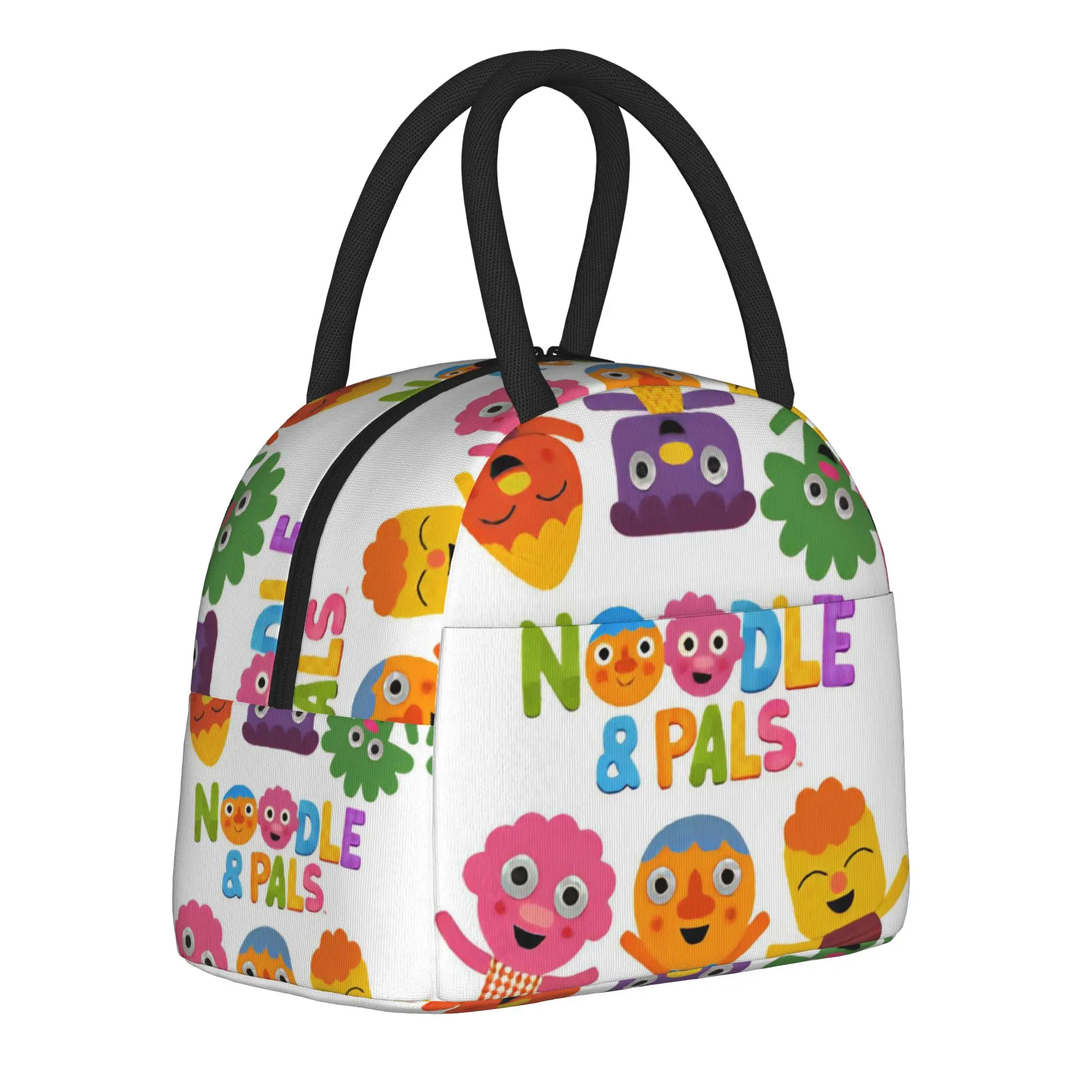 Me! Noodle & Pals  Insulated Lunch Bag for Men Women  Storage Food Box Reusable Cooler Thermal Lunch Boxes For Travel