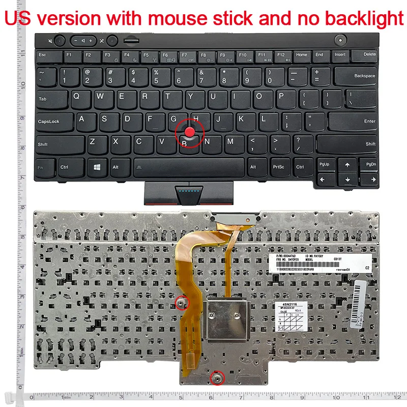 US/UI English NEW Laptop Keyboard For Lenovo IBM Thinkpad T430 T430I T430S T530I L430 W530 X230 L530 0C01952 04X1306