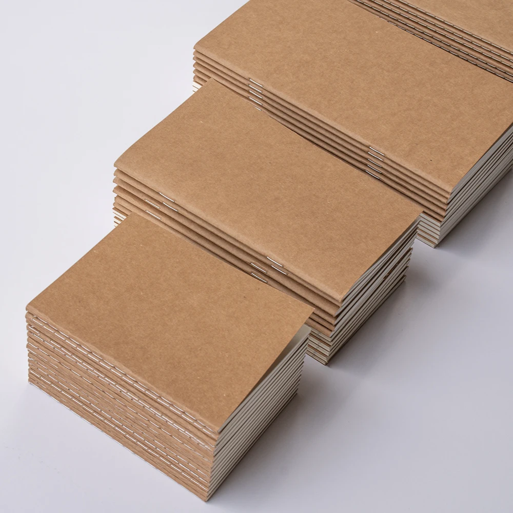 3-teilige Nachfüllteile im A5-Standardformat für das Reise-Notizbuch – tragbarer Reisepassstil, jeweils 32 Blatt (64 Seiten). – Detail 13