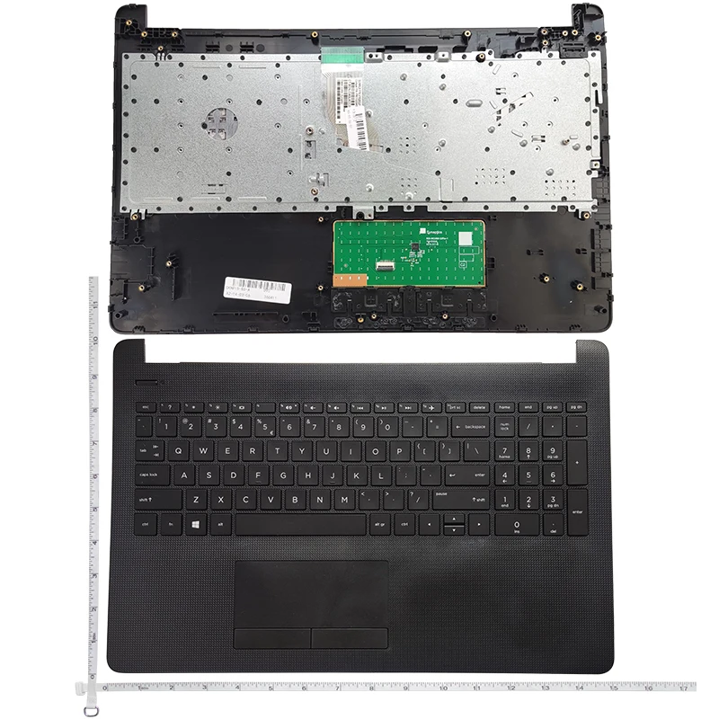 New For HP 15-BS 15-BW 15-CD 15-BS015DX TPN-C129 TPN-C130 250 255 256 G6 US keyboard Palmrest Upper Cover Touchpad 925010-001