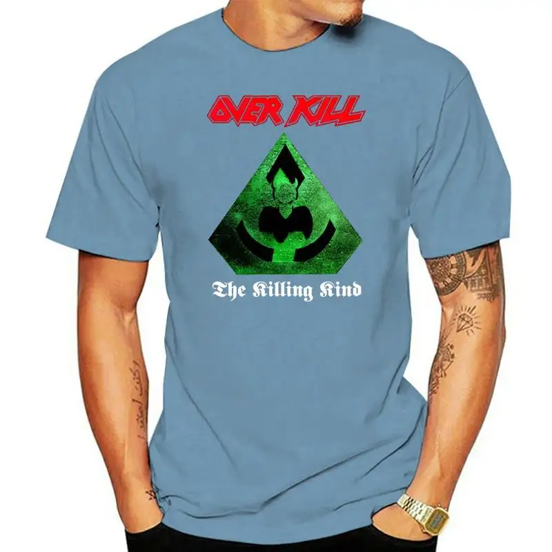 Overkill The Killing Kind V2 T-Shirt Black Thrash Heavy Metal All Sizes S 3Xl More Size And Colors Tee Shirt