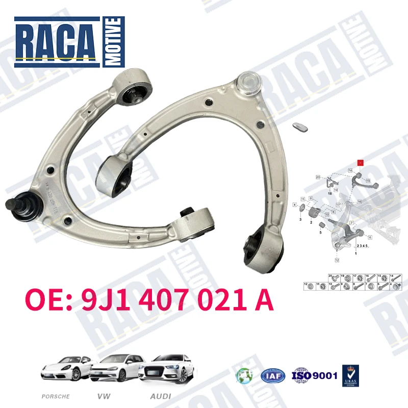 For Porsche Taycan Y1A YAB 2020-2024 Audi ETRGT Front Upper Control Arm Kit 9J1407021 9J1407021A 9J1407021B 9J1407021C
