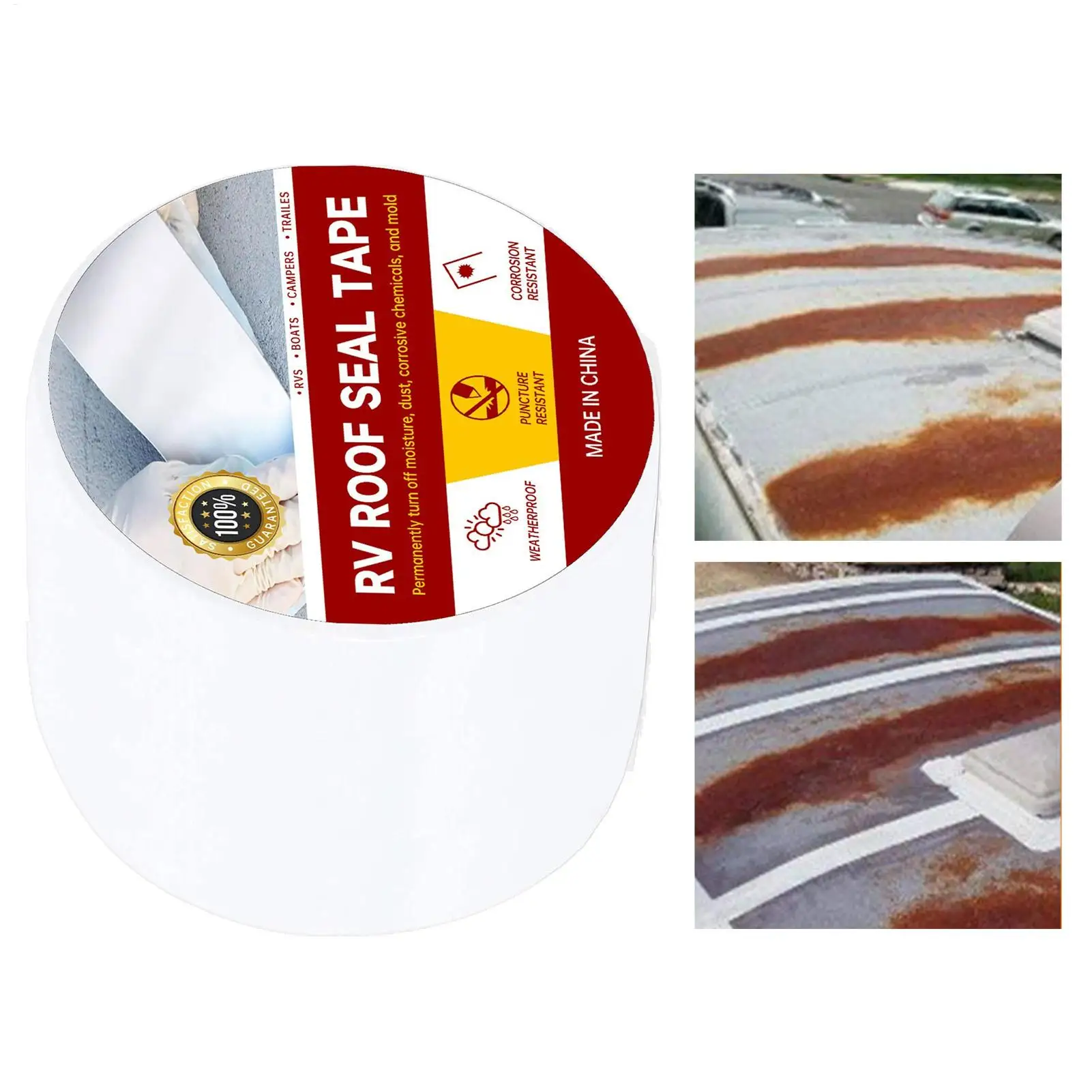 

Лента для покрытия на крышу автомобиля, водонепроницаемая герметичная лента для кемпинга, автомобиля, устойчивая к атмосферным воздействиям уплотнительная лента, ремонт утечки автомобиля для соединений люков на колесах