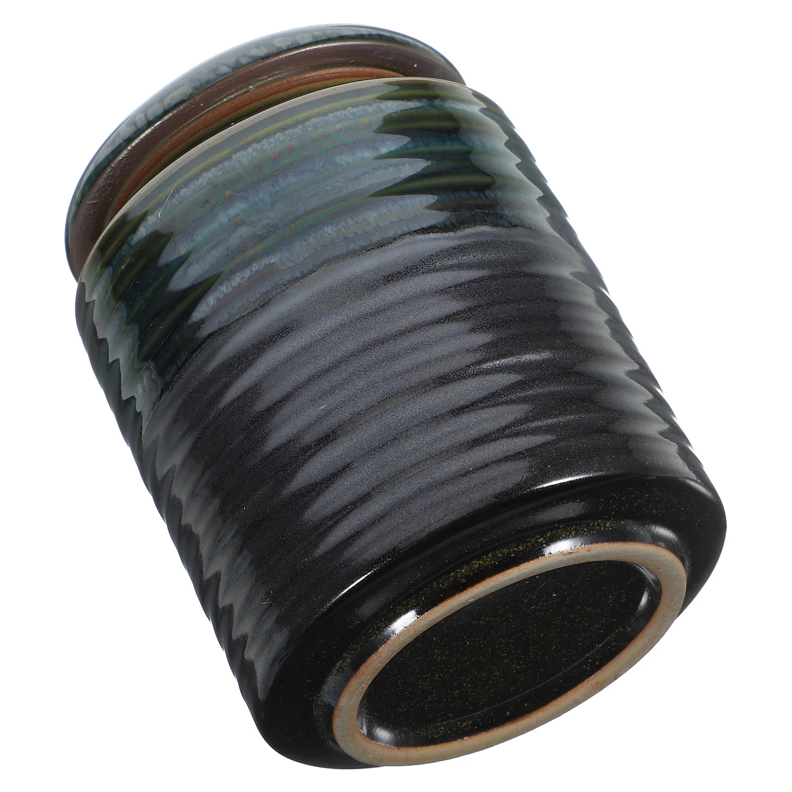 

1Pcs 250ml Sealed Ceramic Storage Jar Multipurpose Candy Snack Container Practical Kitchen Ceramic Storage Jar