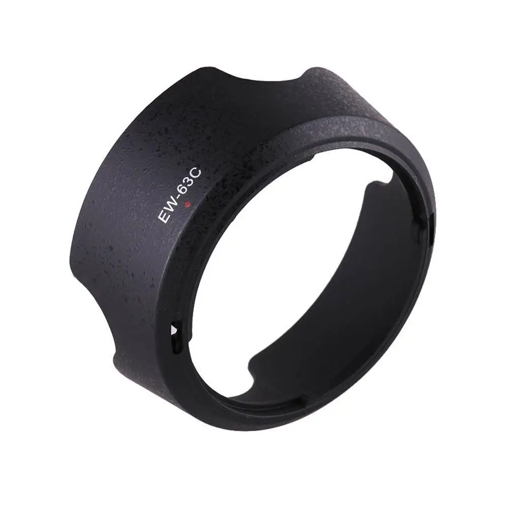 1PC Black ABS Lens Hood EW-63C EW63C For Canon EF-S 18-55mm F/3.5-5.6 IS STM Camera Lens Hood Lens Protetor Ew 63c