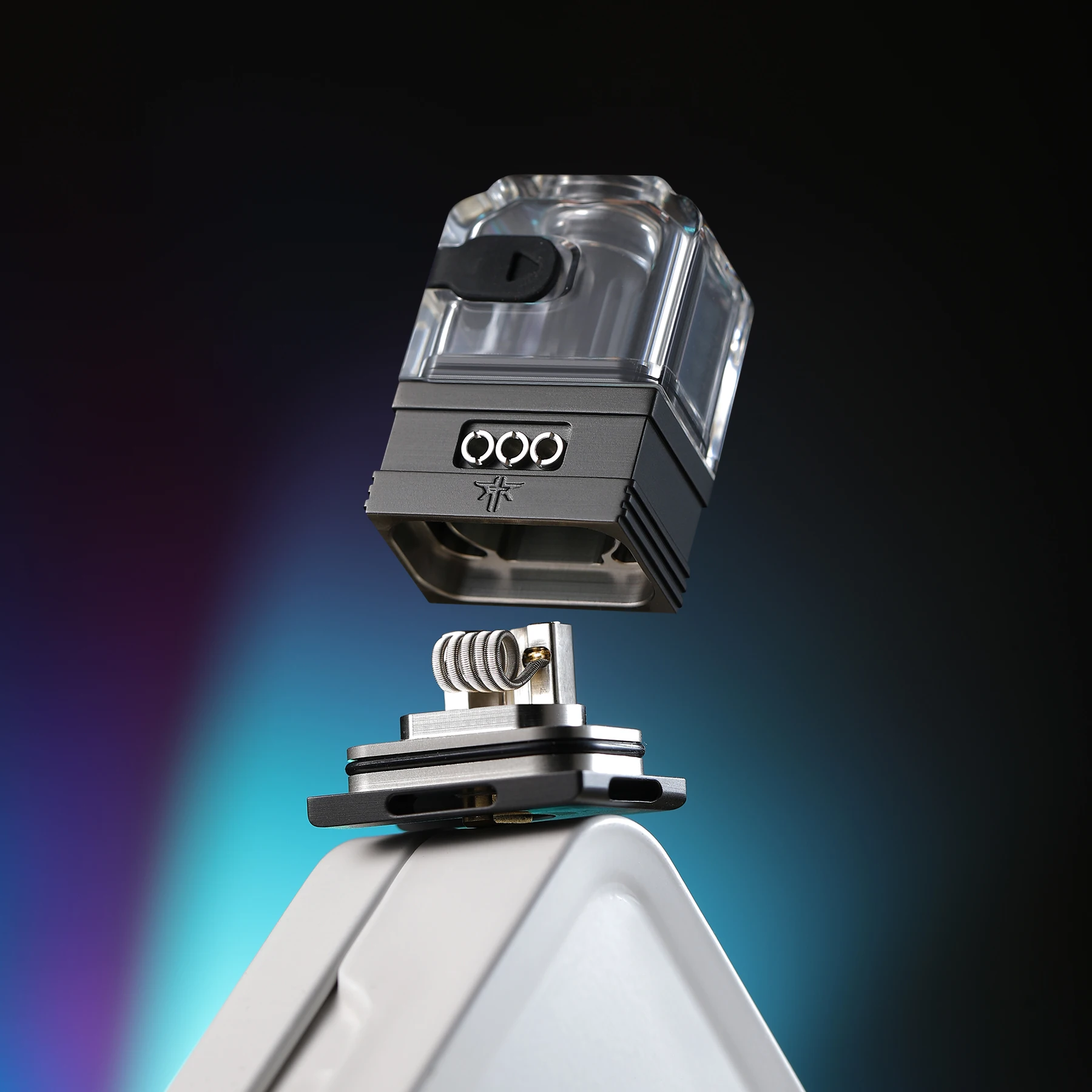 Original Requiem RBA Vape Atomizer 6ml Capacity Single Coil Electronic Cigarettes Vaporizer Designed By ELMONO VAPEADOR