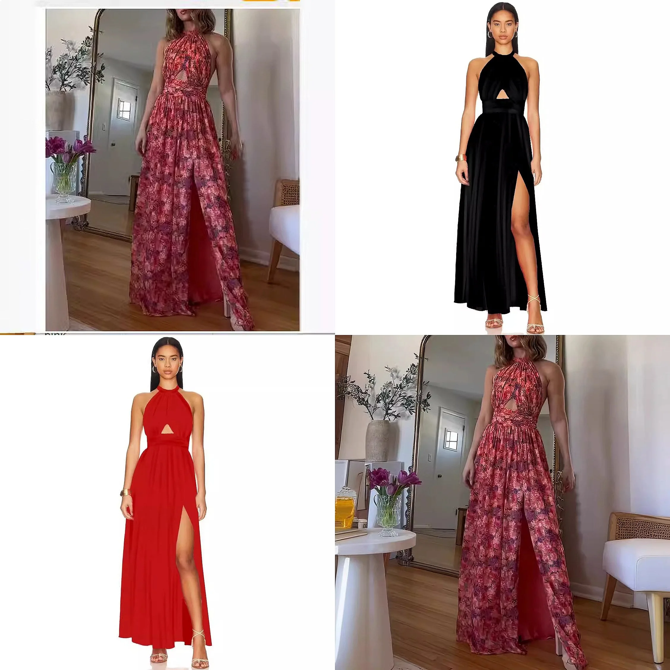 

Summer Fashion Print Cross Lace Ruffle Sleeve Blouse Top Tee Shirt Dresses Overall Jumpsuit Playsuit Matching Set Spring Summer