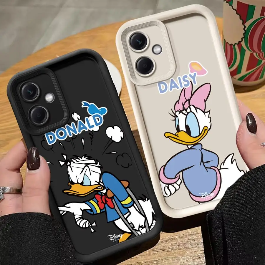 Disney Couple Donald Duck Phone Case for Xiaomi Redmi Note 11 14 Pro 5G 12S 11S 12 13 11 Pro Plus 10S 10 Pro 4G Capa Cover