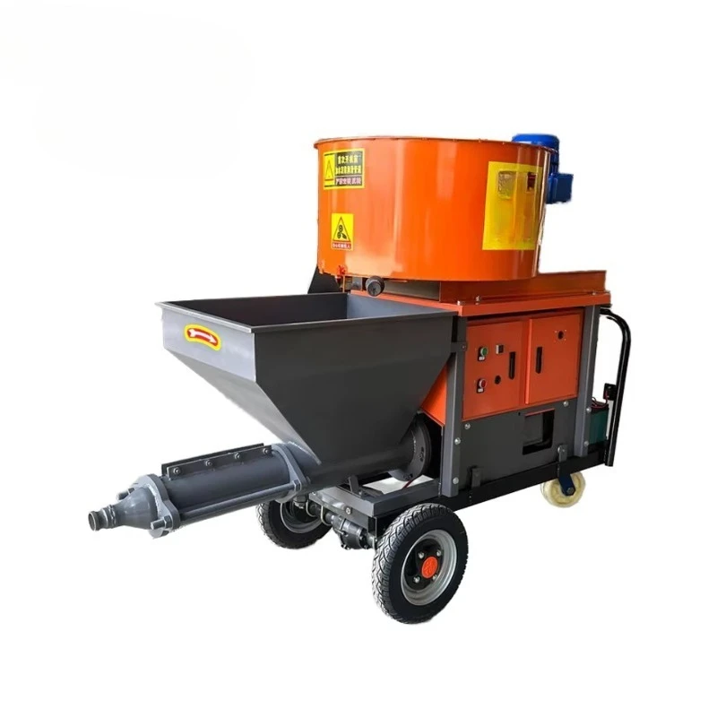 

High Efficiency 220V/380V Cement Mortar Spraying Machine New Wall Concrete Mixer Spraying Machine