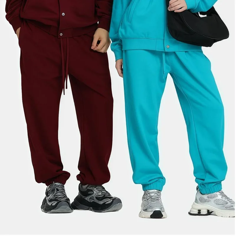 

02 Fench махровые брюки для бега, мужские повседневные модные брюки, спортивные брюки для мужчин, спортивные штаны для бега, длинные брюки для бега