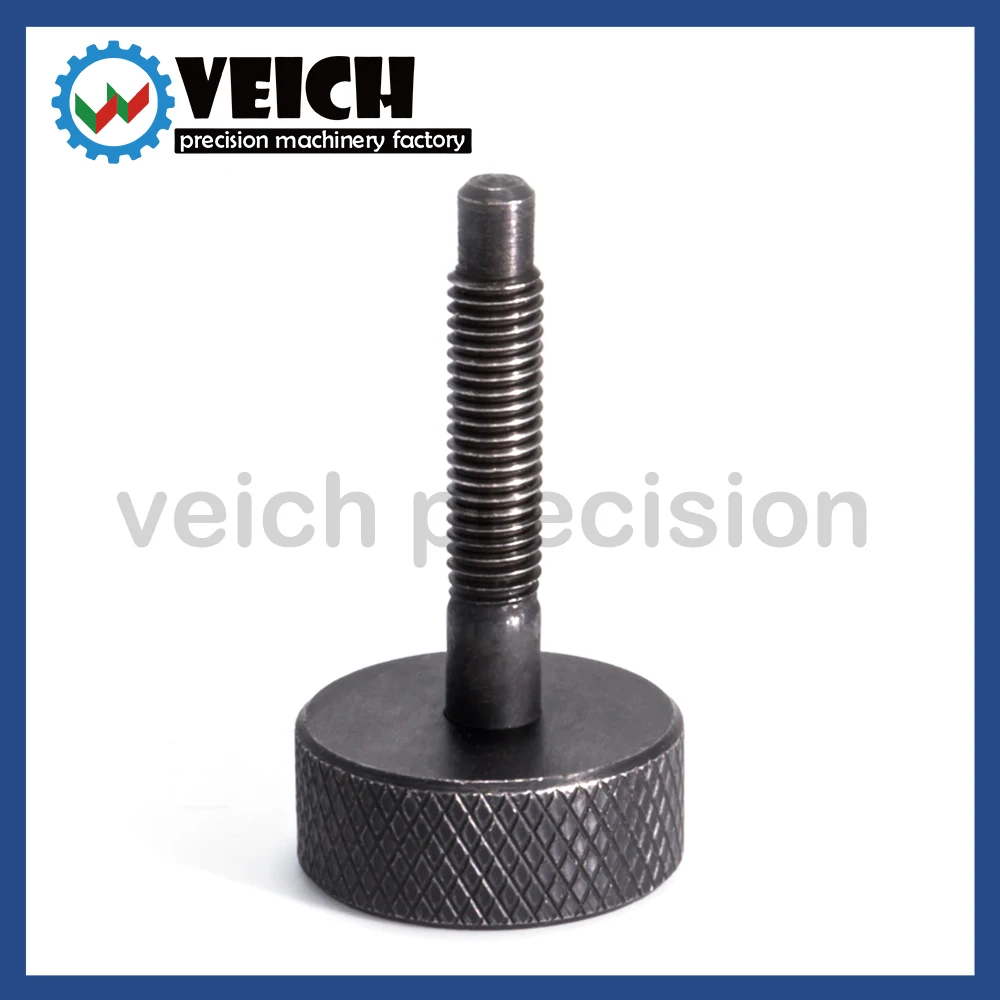 VCN119.4-ST Carbon Steel With Black Oxide Ball Lock Pins Flange Head Fastening Bolt Fixing Screw Dia M5/M8mm Length 30/34/55mm