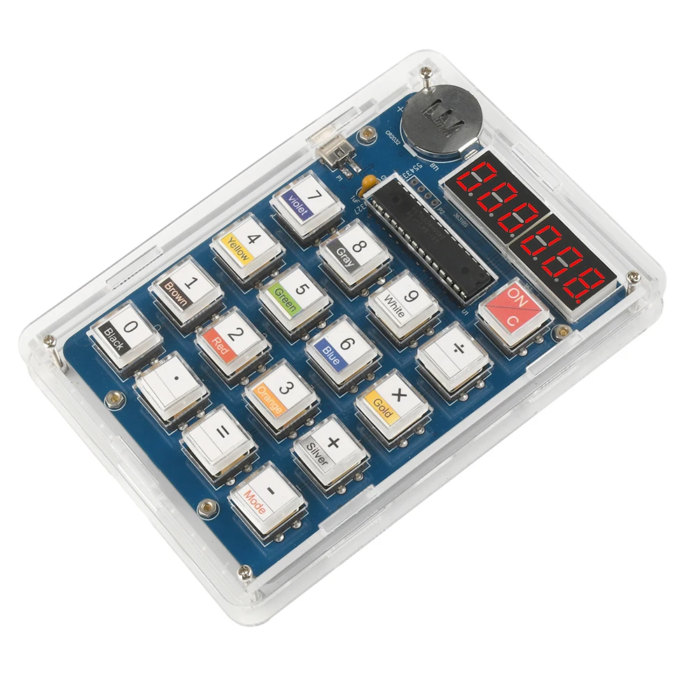 LED Display DIY Calculator Making Electronic Kit MCU Soldering Training Experiment DIY Solder Electronic Component Kit