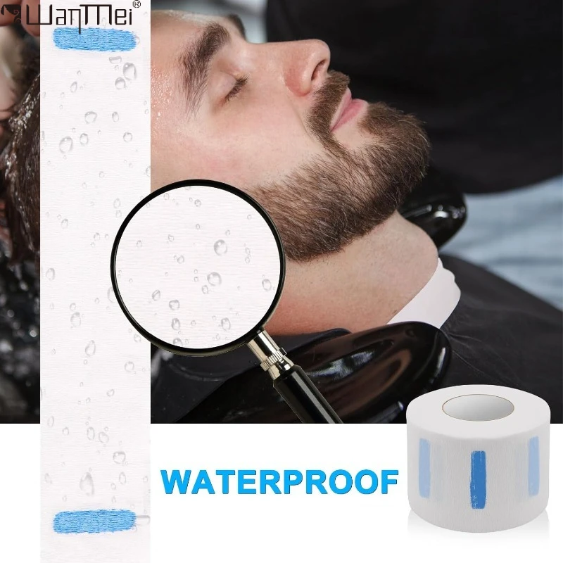 

Disposable Barber Paper Neck Strips Barber Professional Barber Supplies Stretchy Paper Neck Strips for Salon Haircut Styling