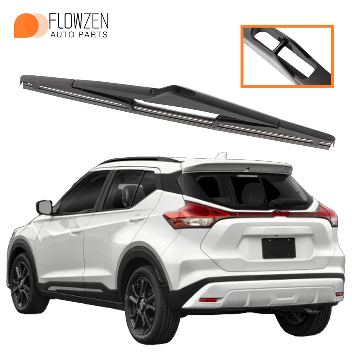 1 Stück Heckscheibenwischer Passend für Nissan Kicks P15 2016-2023 Autoteile Heckscheibenwischerblätter Scheibenwischer-Zubehör