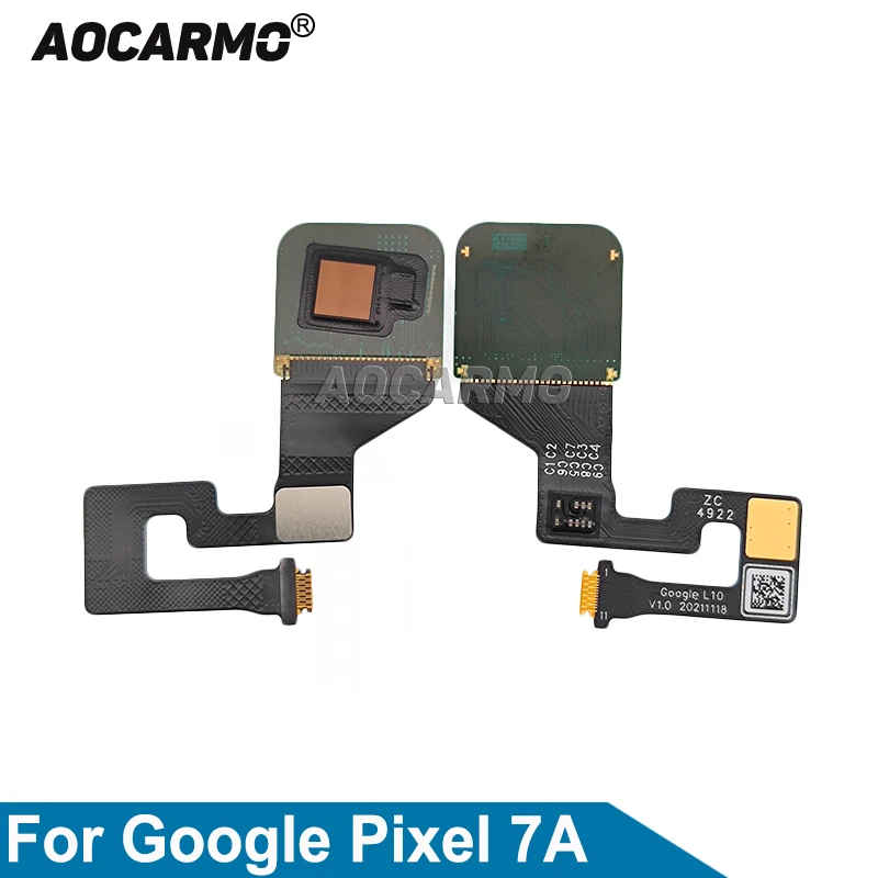 Aocarmo For Google Pixel 7A Under The Screen Fingerprint Sensor Home Button Flex Cable Repair Parts