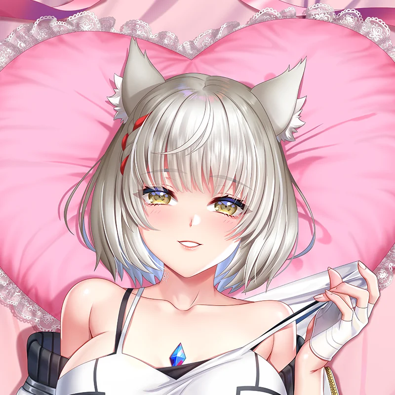 หูแมวสาว Xenoblade Chronicles 3 Mio Dakimakura หมอนปลอกหมอน