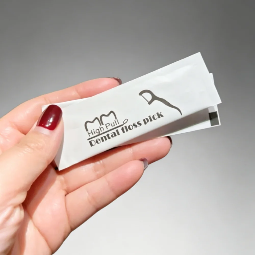 Wholesale 50/100pcs pack Toothpick Dental Floss Mint Flavour Or Individual Package For Adults Oral Clean