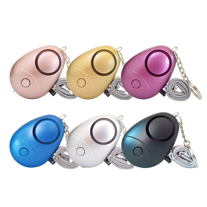 Personal Alarm Safe Sound Emergency Self-Defense Security Alarm Keychain LED Flashlight for Women Girls Kids Elderly