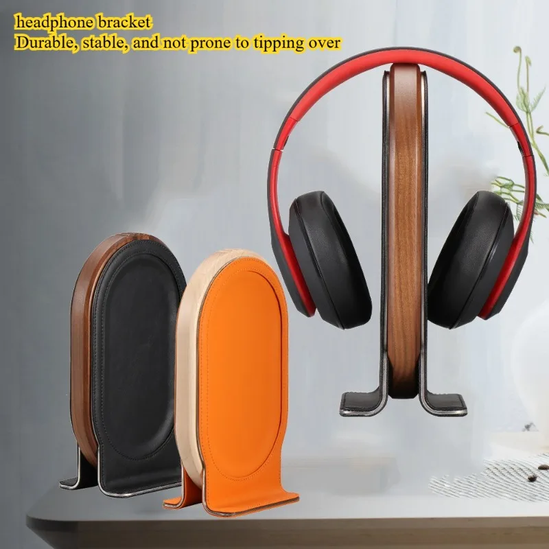 

Household Decoration Walnut Ear Rack Desktop Display Storage Creative Esports Earphone Stand