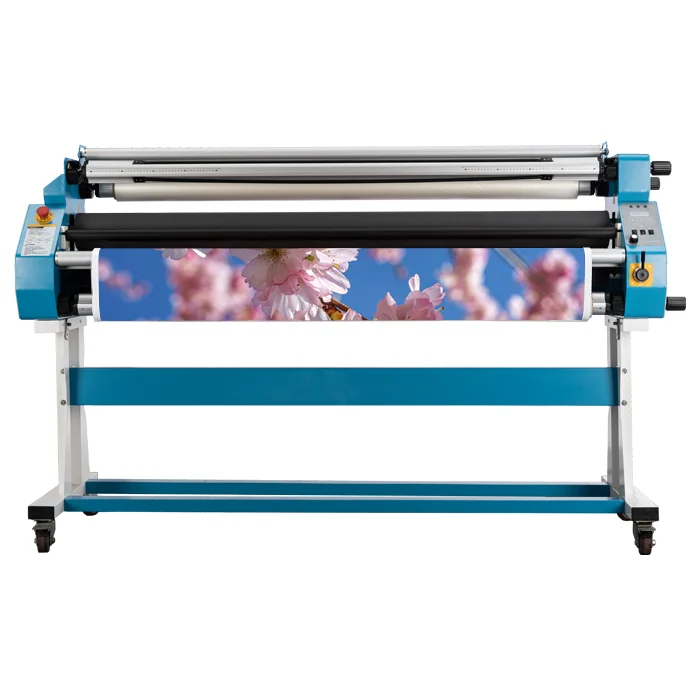 

LF1700-D5 1600mm 63 Inches Advertising Paper Lamination Electric Cold And Hot Laminator Laminating Machine