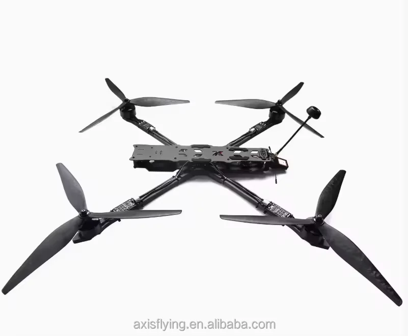 

Гоночный FPV-дрон Axisflying 15 дюймов, настраиваемый профессиональный дрон из углеродного волокна с HD-камерой, полезная нагрузка, дальность полета 10 км