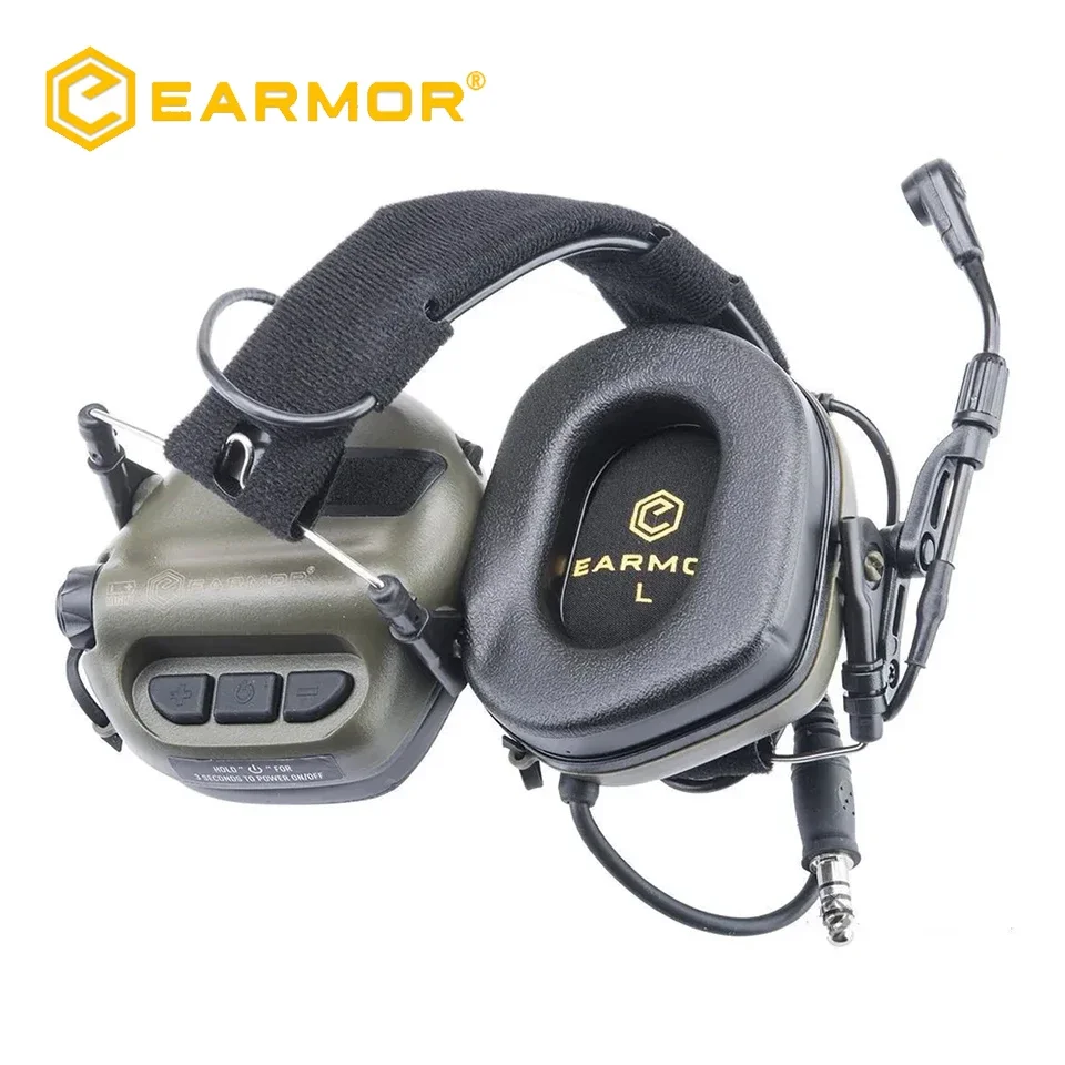 EARMOR M32 MOD4 Military Shooting Earmouff with 360° Rotation Bracket kit fit for FAST Helmet Wendy M-LOK ARC Helmet DIY Set