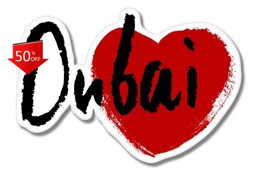 

Dubai Heart Phone Aesthetic Walls Camper Van Boat Window Decoration Funny Vintage Cute