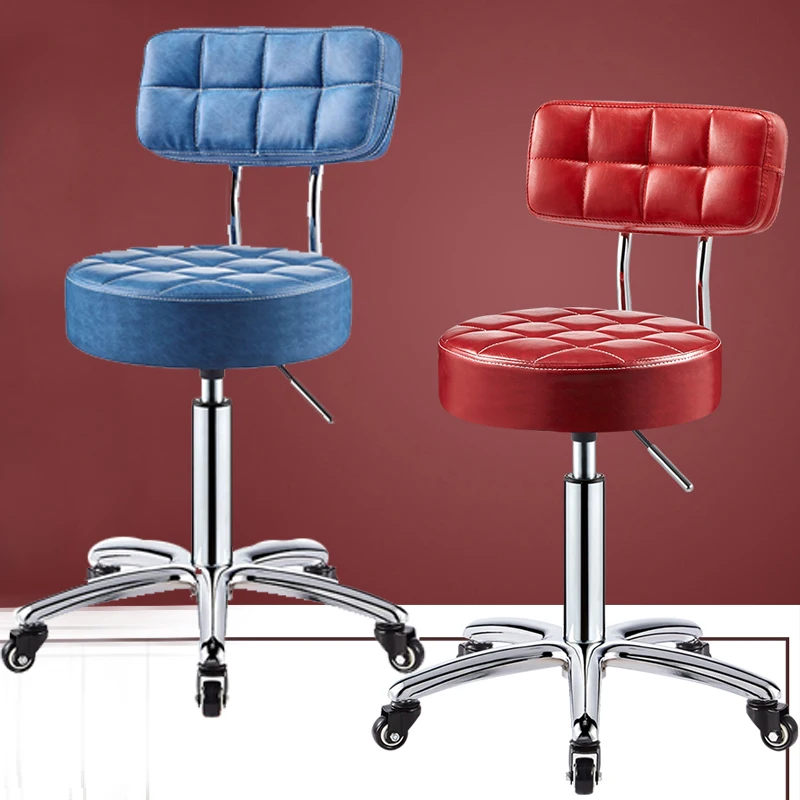 Nordic Hair Beauty Salon Styling Chair Barbershop Barber Office Stools  Hairdressing Chairs Esthetician Stool Furniture